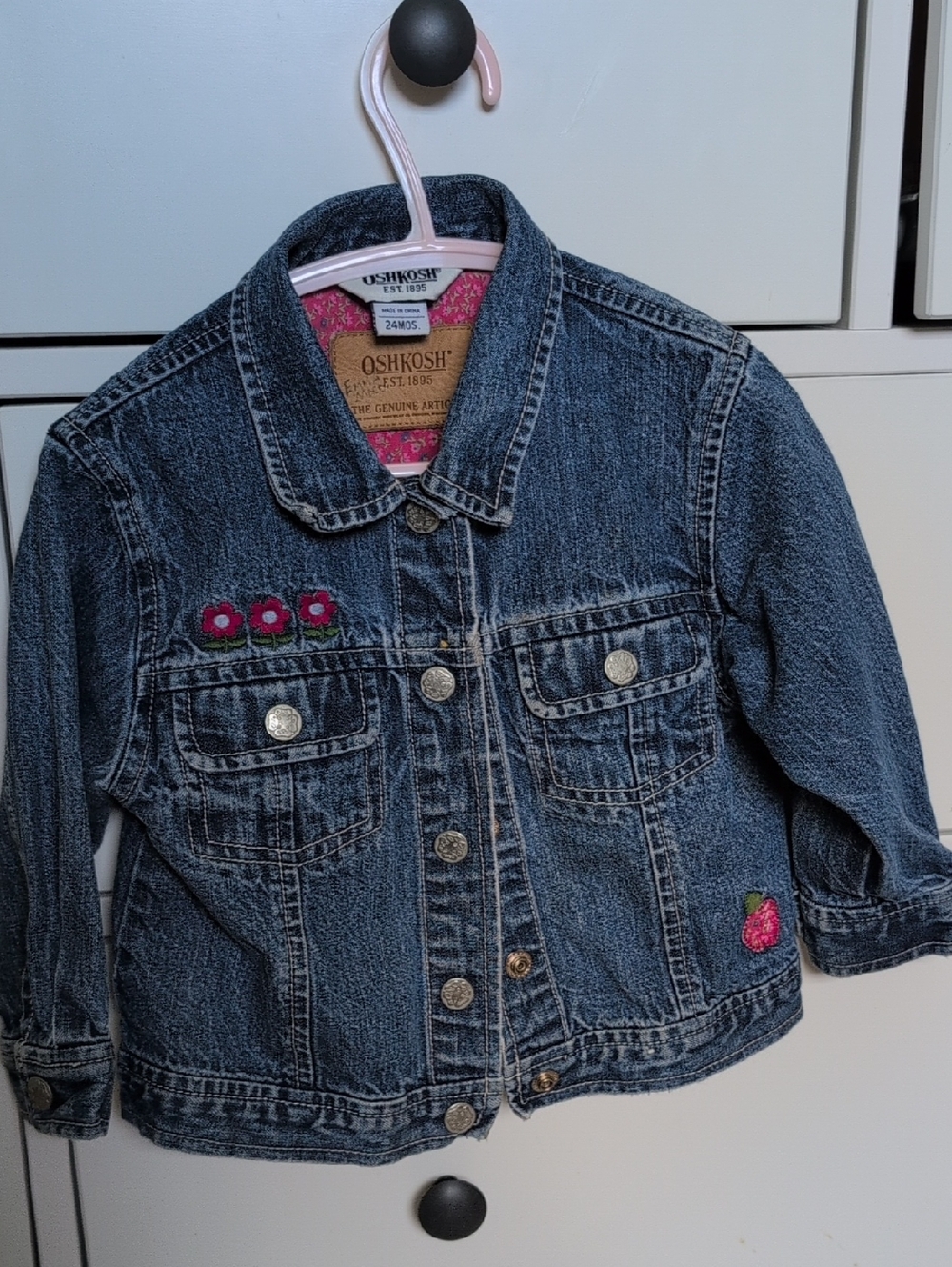 Y2k Vintage Oshkosh Denim Jacket 24m
